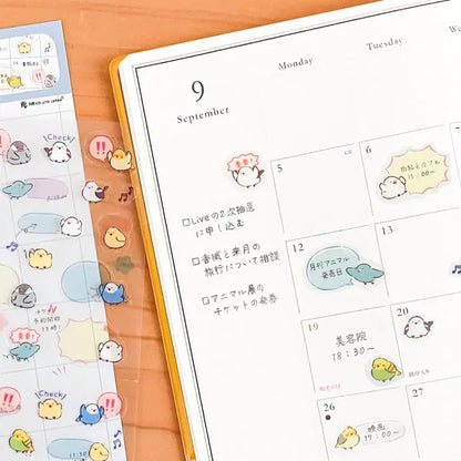 Talking Animals Planner Deco Sticker - Birds