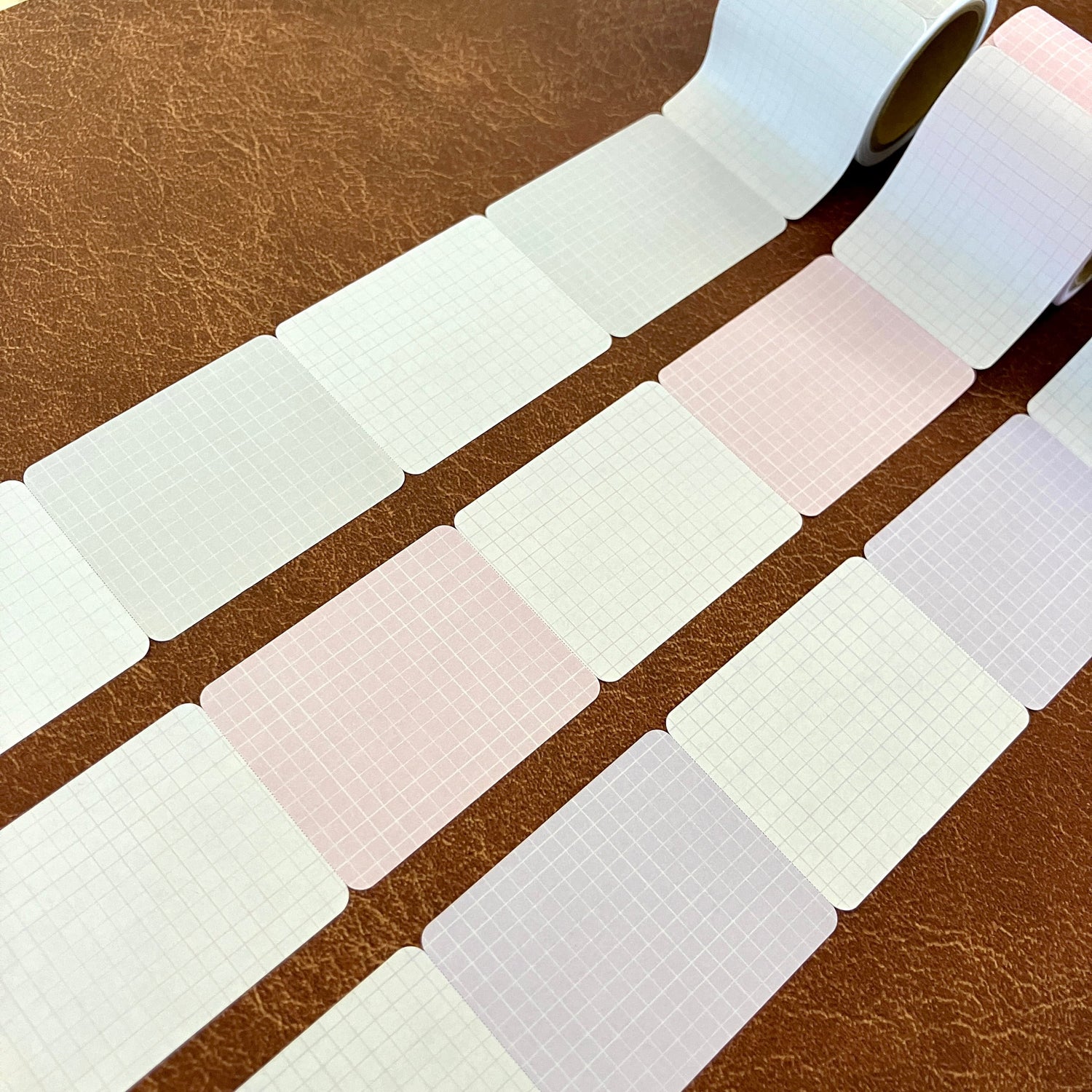 3mm Grid Roll Sticky Notes (6 colors) (Gift) - Papier Platz - Gray by Techo Treats Stationery
