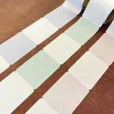 3mm Grid Roll Sticky Notes (6 colors) (Gift) - Papier Platz - Gray by Techo Treats Stationery