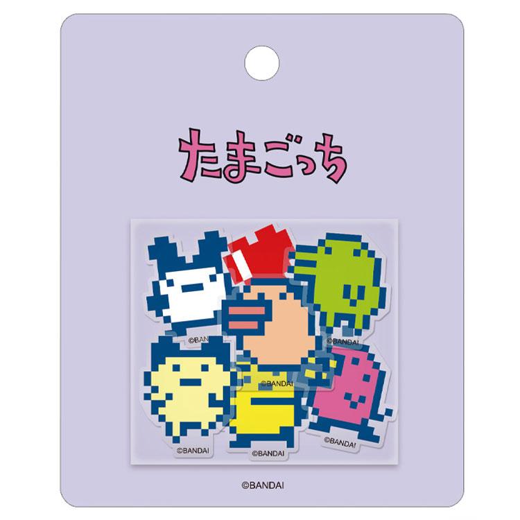 Tamagotchi Cheerful Collect Sticker - Purple