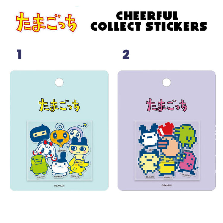 Tamagotchi Cheerful Collect Sticker - Purple