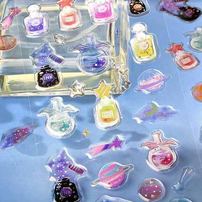 Crystal Seal Epoxy Sticker - Cosmos Perfume