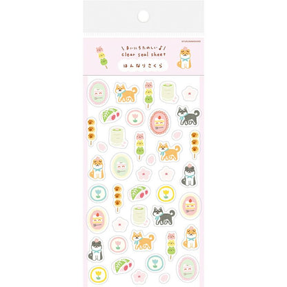 Spring Limited Clear Sticker Sheet - Hannari Sakura