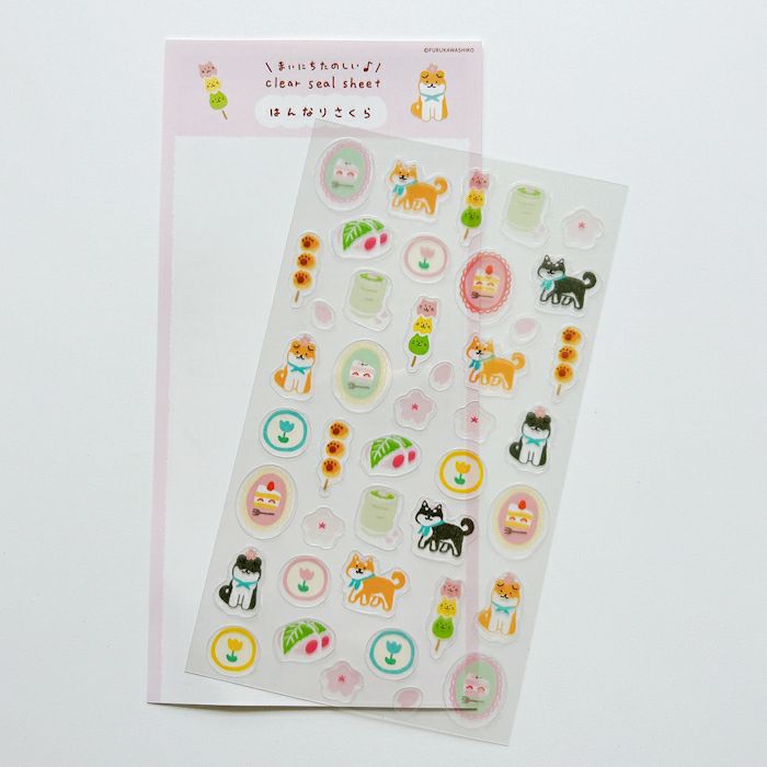 Spring Limited Clear Sticker Sheet - Hannari Sakura