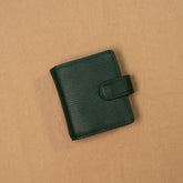 A9 Lychee Grain Leather Planner - Dark Green x Mint Green - Techo Treats