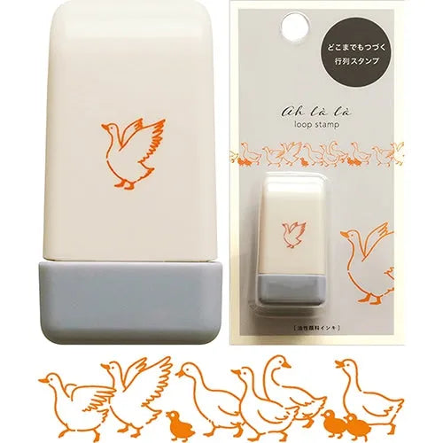 Ahlala Loop Rolling Stamp - Ducks - Techo Treats