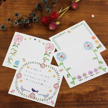 Aiko Fukawa Block Memo - FLOWER GATE - cozyca products - Default Title by Techo Treats Stationery