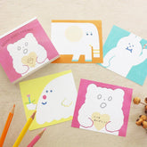 AIUEO Block Memo - HELLO! AIUEO FRIENDS - cozyca products - Default Title by Techo Treats Stationery