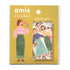 Amie Sticker - Retro Girl - Techo Treats