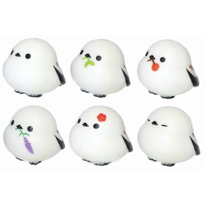 AMUSE Shimaenaga Long-tailed Tit Bath Ball - Default Title by Techo Treats Stationery