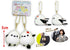 AMUSE Shimaenaga Long-tailed Tit Smiling Pair Stuffed Toy (5cm) - Default Title by Techo Treats Stationery