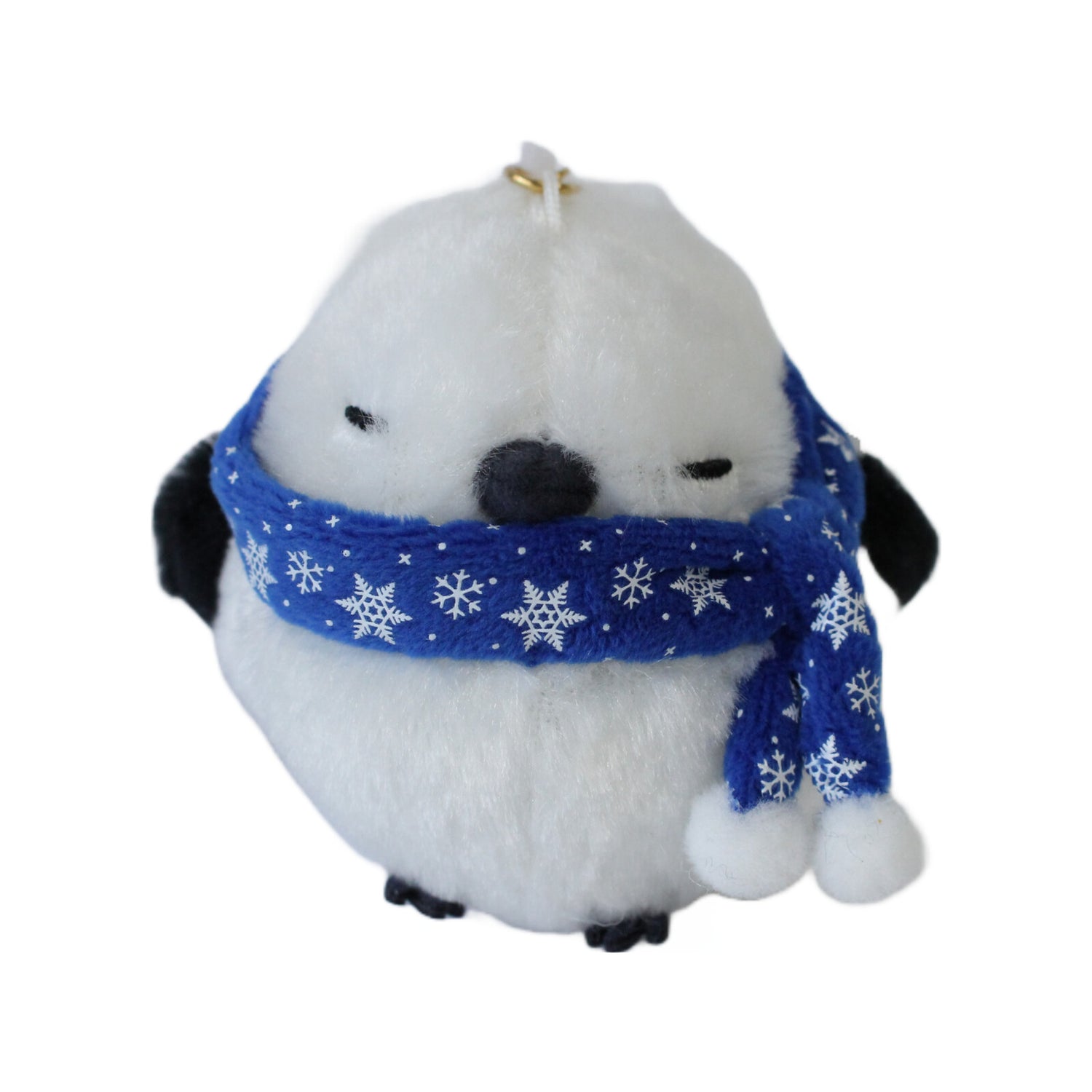 AMUSE Shimaenaga Long-tailed Tit Stuffed Toy (10cm) - Sedia x Kotori Cafe Limited Edition (2 designs) - Muffler by Techo Treats Stationery