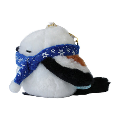 AMUSE Shimaenaga Long-tailed Tit Stuffed Toy (10cm) - Sedia x Kotori Cafe Limited Edition (2 designs) - Ribbon by Techo Treats Stationery