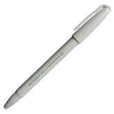 Anterique GP1 Cap Knock Gel Pen 0.5mm - Black (Pentel Energel) - Snow White by Techo Treats Stationery