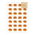 AOYOSHI Food x Animal Sticker Vol.1 - 001 Anpan Shiba - Papier Platz - Default Title by Techo Treats Stationery