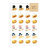 AOYOSHI Food x Animal Sticker Vol.1 - 015 Sandwich Surfing - Papier Platz - Default Title by Techo Treats Stationery