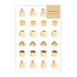 AOYOSHI Food x Animal Sticker Vol.2 - 017 Pancake Seal - Papier Platz - Default Title by Techo Treats Stationery