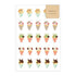 AOYOSHI Food x Animal Sticker Vol.2 - 023 Crepe Rabbit - Papier Platz - Default Title by Techo Treats Stationery