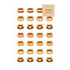 AOYOSHI Food x Animal Sticker Vol.3 - 043 Dorayaki Bear - Papier Platz - Default Title by Techo Treats Stationery