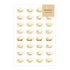 AOYOSHI Food x Animal Sticker Vol.3 - 046 White Crepe Seal - Papier Platz - Default Title by Techo Treats Stationery