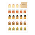 AOYOSHI Food x Animal Sticker Vol.3 - 048 Railway Lunch Box - Papier Platz - Default Title by Techo Treats Stationery
