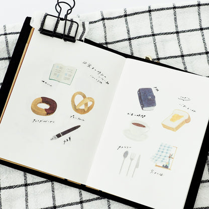 ASANEL Flake Seal - Bread and Notebook - Papier Platz - Default Title by Techo Treats Stationery