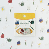 ASANEL Flake Seal - Flower and Needlework - Papier Platz - Default Title by Techo Treats Stationery