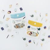 ASANEL Flake Seal - Flower and Needlework - Papier Platz - Default Title by Techo Treats Stationery