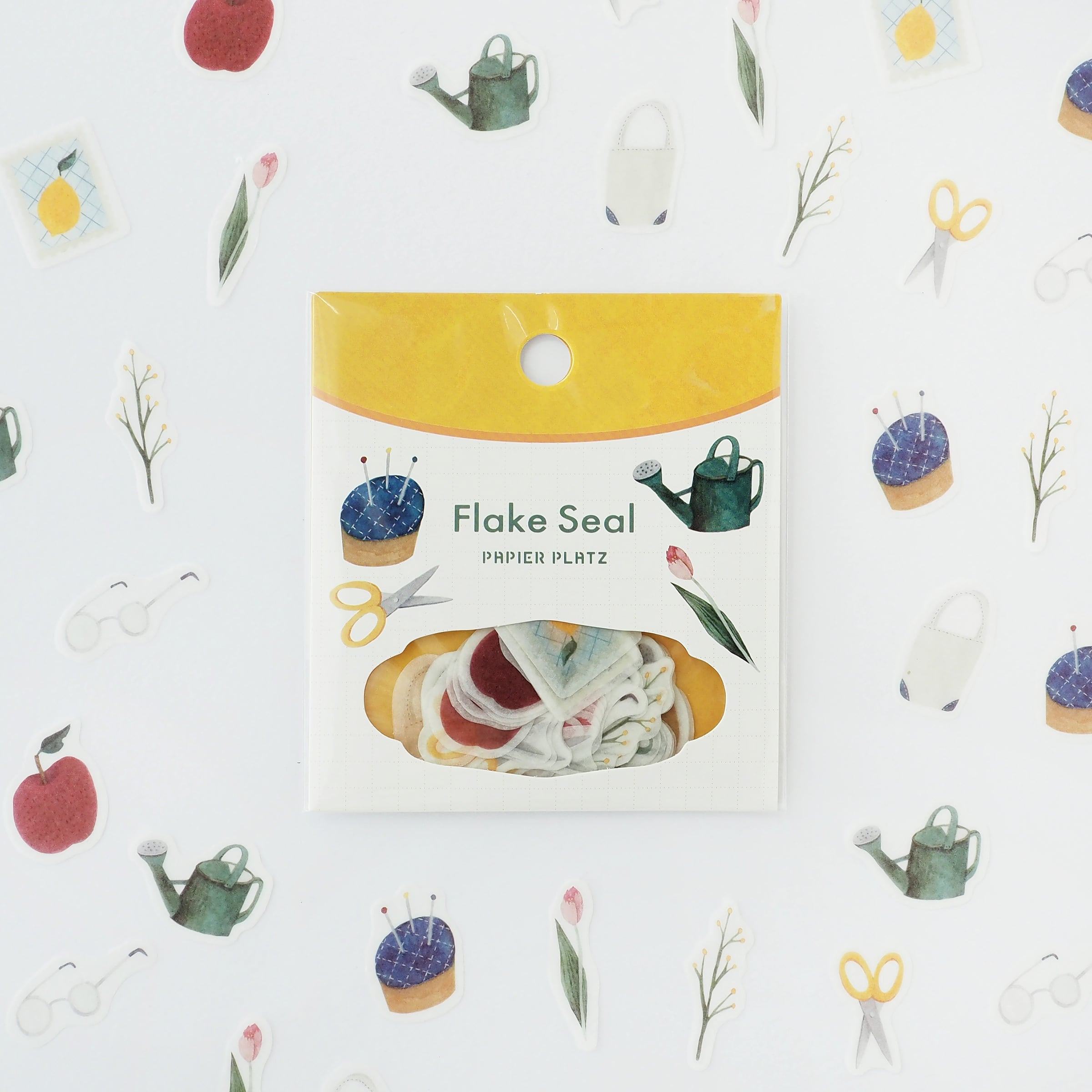 asanel Flake Stickers - Flower and Needlework - Techo Treats