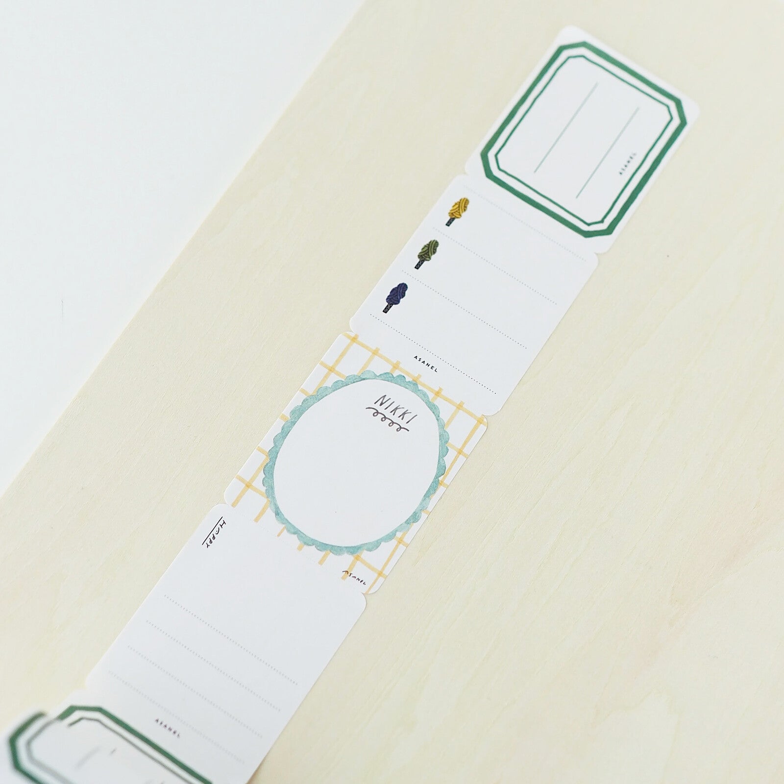ASANEL Roll Sticky Notes - Enjoy Your Planner (Gift) - Papier Platz - Default Title by Techo Treats Stationery