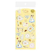 Autumn Limited Foil-stamped Sticker Sheet - Cake House - Furukawa Shiko - Default Title by Techo Treats Stationery