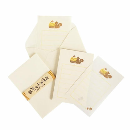 Autumn Limited Mini Letter Set - Montblanc - Furukawa Shiko - Default Title by Techo Treats Stationery