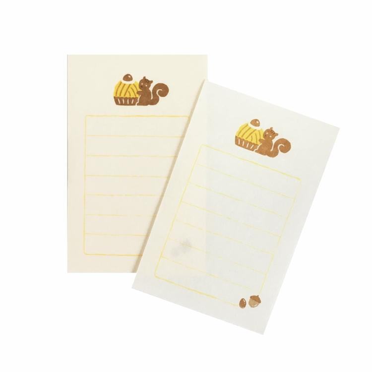 Autumn Limited Mini Letter Set - Montblanc - Furukawa Shiko - Default Title by Techo Treats Stationery