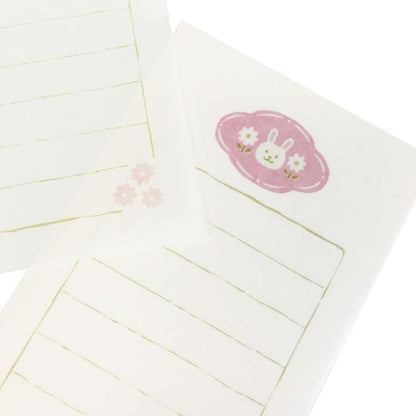 Autumn Limited Mini Letter Set - Rabbit Brooch - Furukawa Shiko - Default Title by Techo Treats Stationery