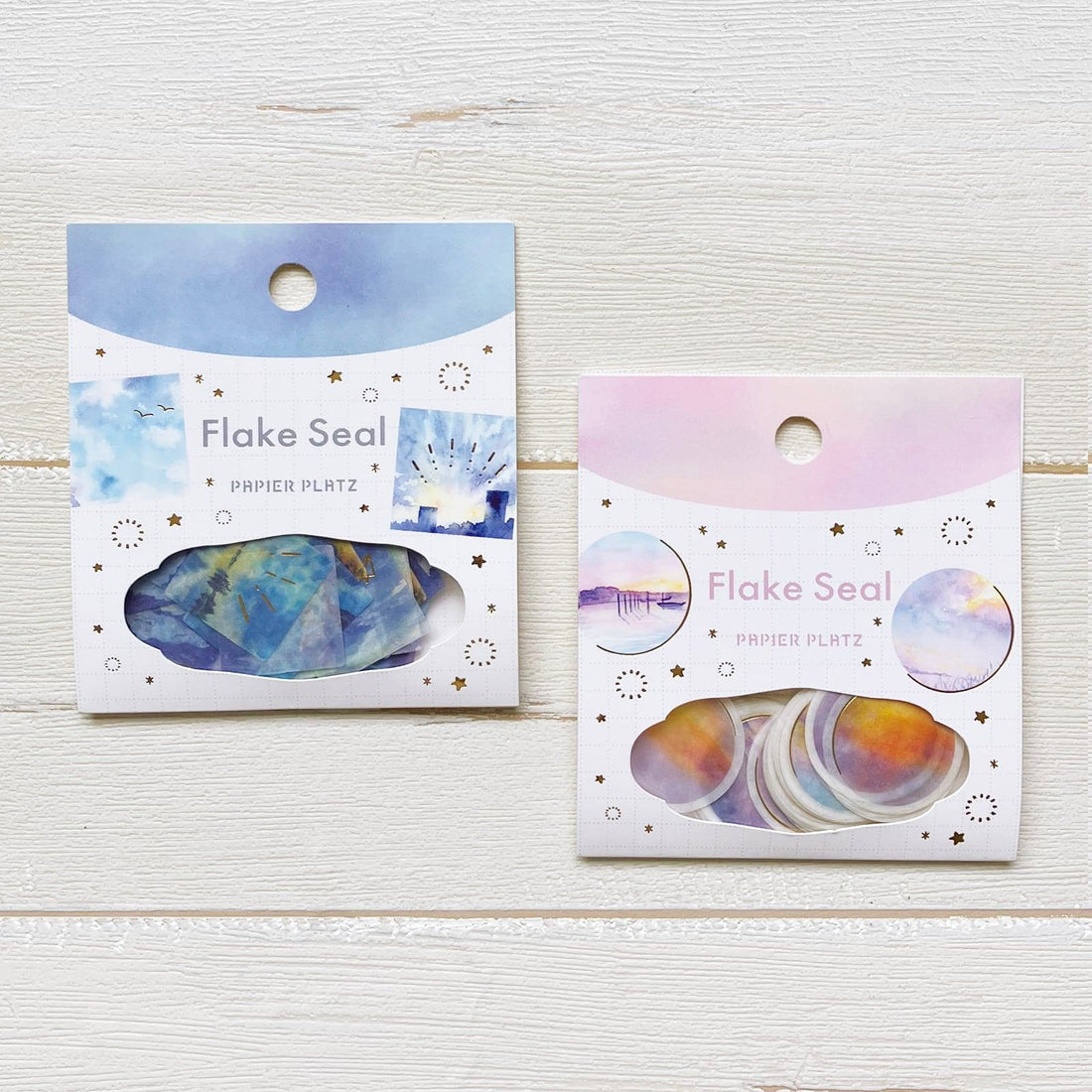 Awa Flake Seal - Night Sky - Papier Platz - Default Title by Techo Treats Stationery