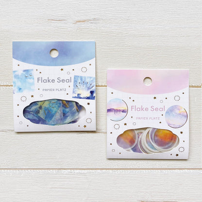 Awa Flake Seal - Sunset - Papier Platz - Default Title by Techo Treats Stationery