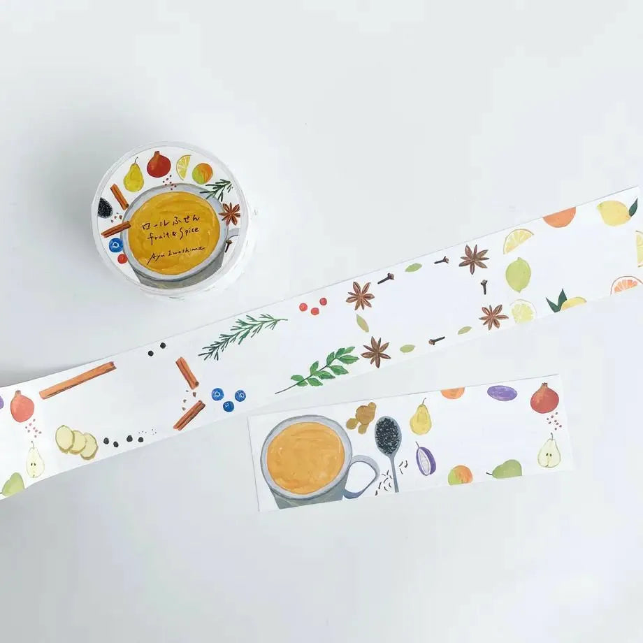 Ayu Iwashima Roll Sticky Notes - fruits &amp; spice - TEGAMISHA - Default Title by Techo Treats Stationery