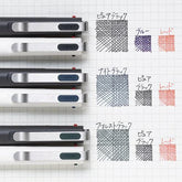 Ballsign iD 3C 3-color 0.4mm Ballpoint Pen - Black A (Pure Black, Blue, Red) - Techo Treats