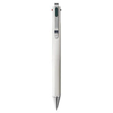 Ballsign iD 3C 3-color 0.4mm Ballpoint Pen - White C (Forest Black, Pure Black, Red) - Techo Treats