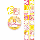 Beverly Baum deco Labeler Roll Stickers (9 designs) - Square - Flowers by Techo Treats Stationery