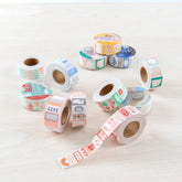 Beverly Baum deco Labeler Roll Stickers (9 designs) - Sugar Pink by Techo Treats Stationery