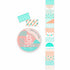 Beverly Baum deco Labeler Roll Stickers (9 designs) - Sugar Pink by Techo Treats Stationery