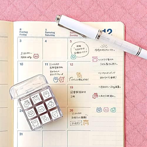 Beverly Chiikawa Check Rubber Stamp Set in Clear Case - Default Title by Techo Treats Stationery