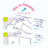 Beverly cocosasu Separable Sticky Notes - Dull Color Arrows - Blue - Default Title by Techo Treats Stationery