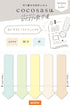 Beverly cocosasu Separable Sticky Notes - Marumi Color Arrows - Hidamari Promenade - Default Title by Techo Treats Stationery