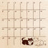 Beverly Colorful Rubber Stamp - Cats Monthly Calendar - Default Title by Techo Treats Stationery