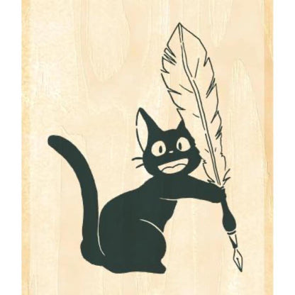 Beverly Ghibli x Ink Pal Rubber Stamp - Gigi and Fountain Pen - Default Title by Techo Treats Stationery