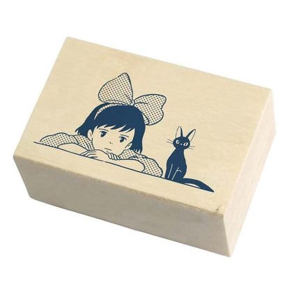 Beverly Ghibli x MT Pal Rubber Stamp - Kiki and Jiji - Default Title by Techo Treats Stationery