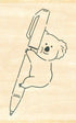 Beverly Ink Pal Rubber Stamp - Koala and Pen - Default Title by Techo Treats Stationery