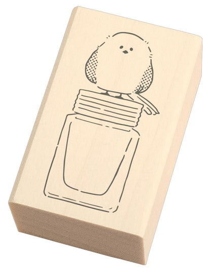 Beverly Ink Pal Rubber Stamp - Shimaenaga and Ink - Default Title by Techo Treats Stationery